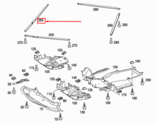 MERCEDES-BENZ SLK R172 Stabilisatorstrebe vorne rechts A1715240647