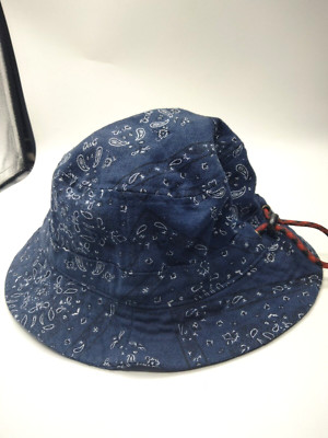 k*t様 HUMAN MADE Paisley Bucket Hat \"Blue k*t様 HUMAN MADE Paisley Bucket Hat 