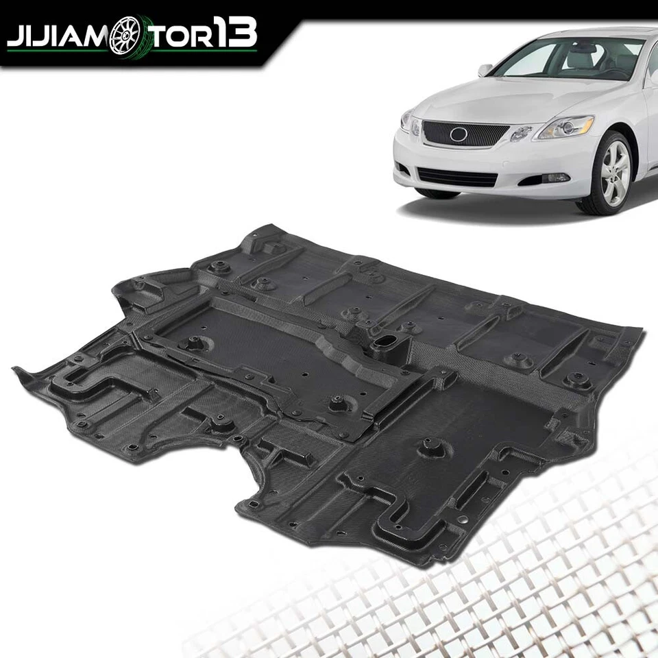 Protector contra salpicaduras del motor delantero bajo cubierta apto para Lexus GS300 2006 2007-2011 GS350 Foto 2 de 4