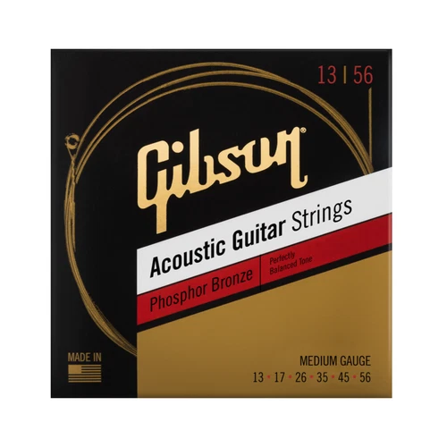 Gibson Phosphor Bronze Acoustic Strings .013-.056