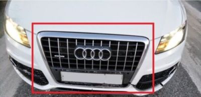 Genuine Audi Q5 Grey Front Center Radiator Bumper Grill
