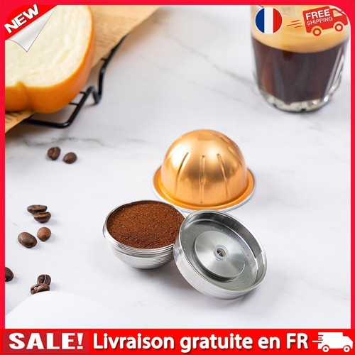 Capsules Réutilisables Vertuo Vertuoline – Disques Filtres Café Rechargeables Compatibles Vertuo (Lot 2 Pcs)