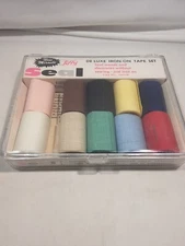 Vintage New Miracle Jiffy Seal De Luxe Iron-On Tape Set Item No. 1837P NOS