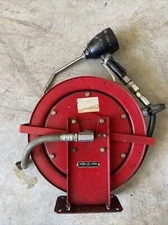 Gray 205844 Commercial Overhead Oil Hose Reel W Mechanical Dispenser lubricant