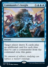 x1 Commander's Insight R MTG Commander 2021 M/NM, English