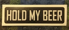Hold My Beer Motorcycle Helmet Sticker Biker Helmet Decal