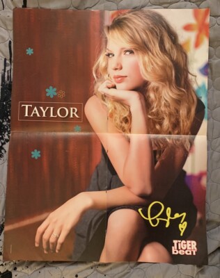 Taylor Swift/ 1D One Direction Double Sided Poster Teen Magazine 20.5 x16 