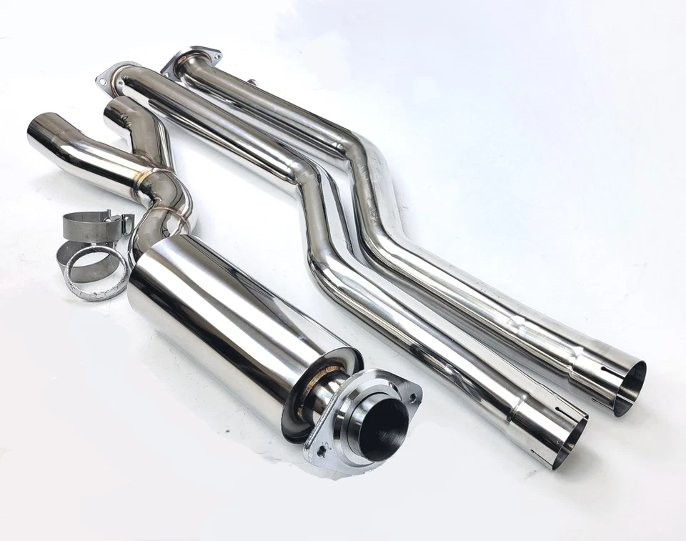 Sistema de escape de tubo medio IS-F Circuit Werks Lexus ISF 2008-2014 Foto 2 de 3