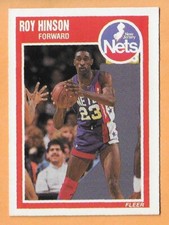 ROY HINSON NEW JERSEY NETS #97 FLEER 1989