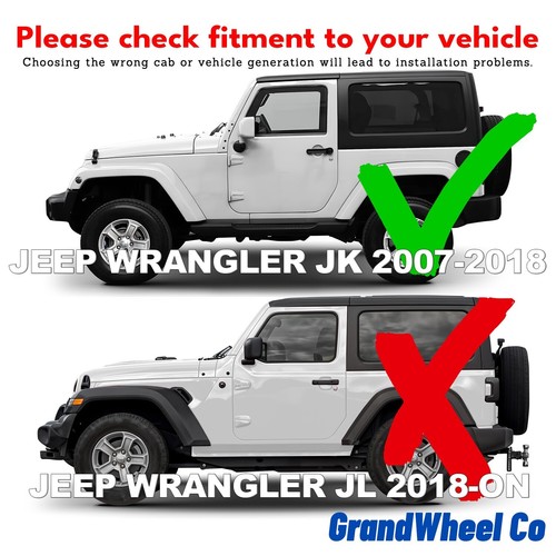 Sun Rain Visors Wind Rain Guards for 2007-2018 Jeep Wrangler JK - Picture 3 of 9