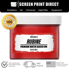 Ecotex® Rubine Red Water Based Ready to Use Discharge Ink - Pint - 16oz