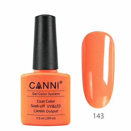 CANNI Nail Gel Polish CANNI Soak Off UV LED Colour Glitter Base Top coat Varnish - Picture 134 of 221