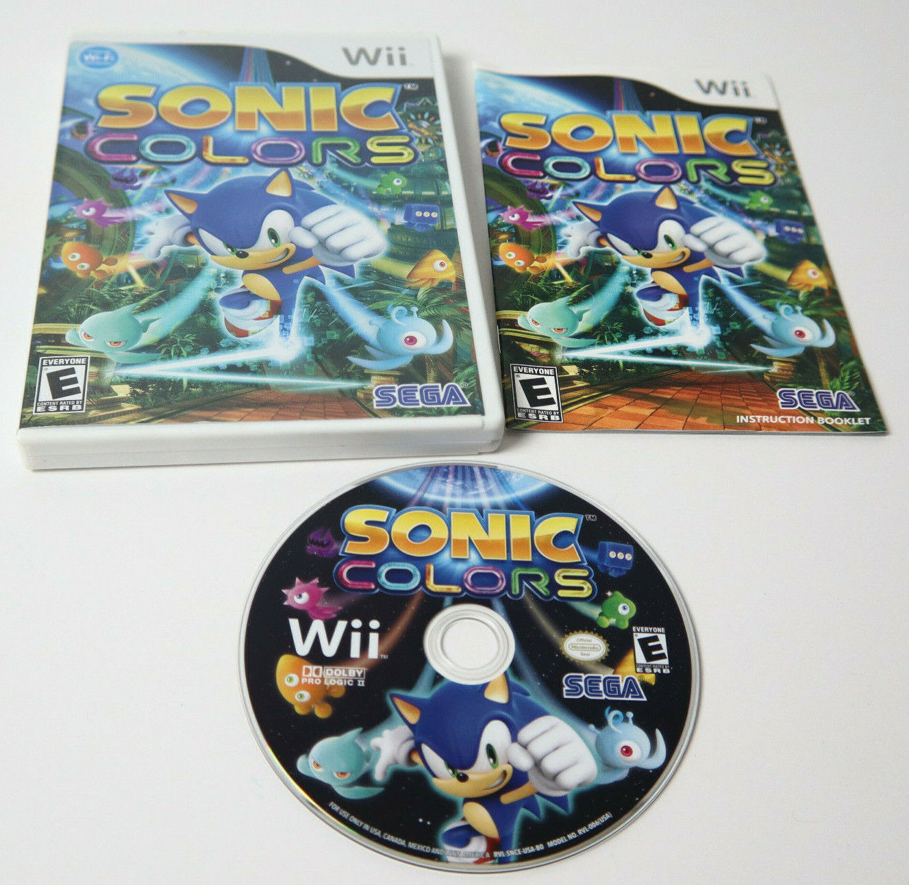 Sonic Colors (Nintendo Wii, 2010) 5055277008629