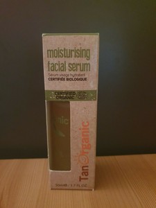 tan organic facial serum