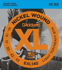 D'addario EXL140 Nickel Wound Strings 10-52