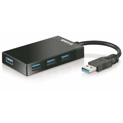 D-Link 4-Port SuperSpeed USB 3.0 Portable Hub - Picture 3 of 3