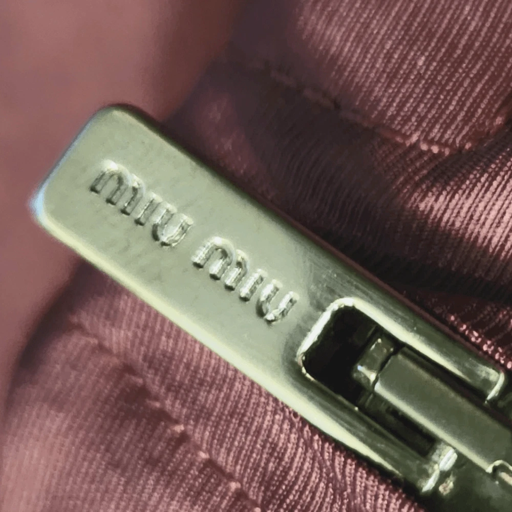 Mini abito senza maniche Miu Miu borgogna taglia 44 US M