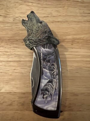 Franklin Mint collectors Wolf Knife - Pocket Knife