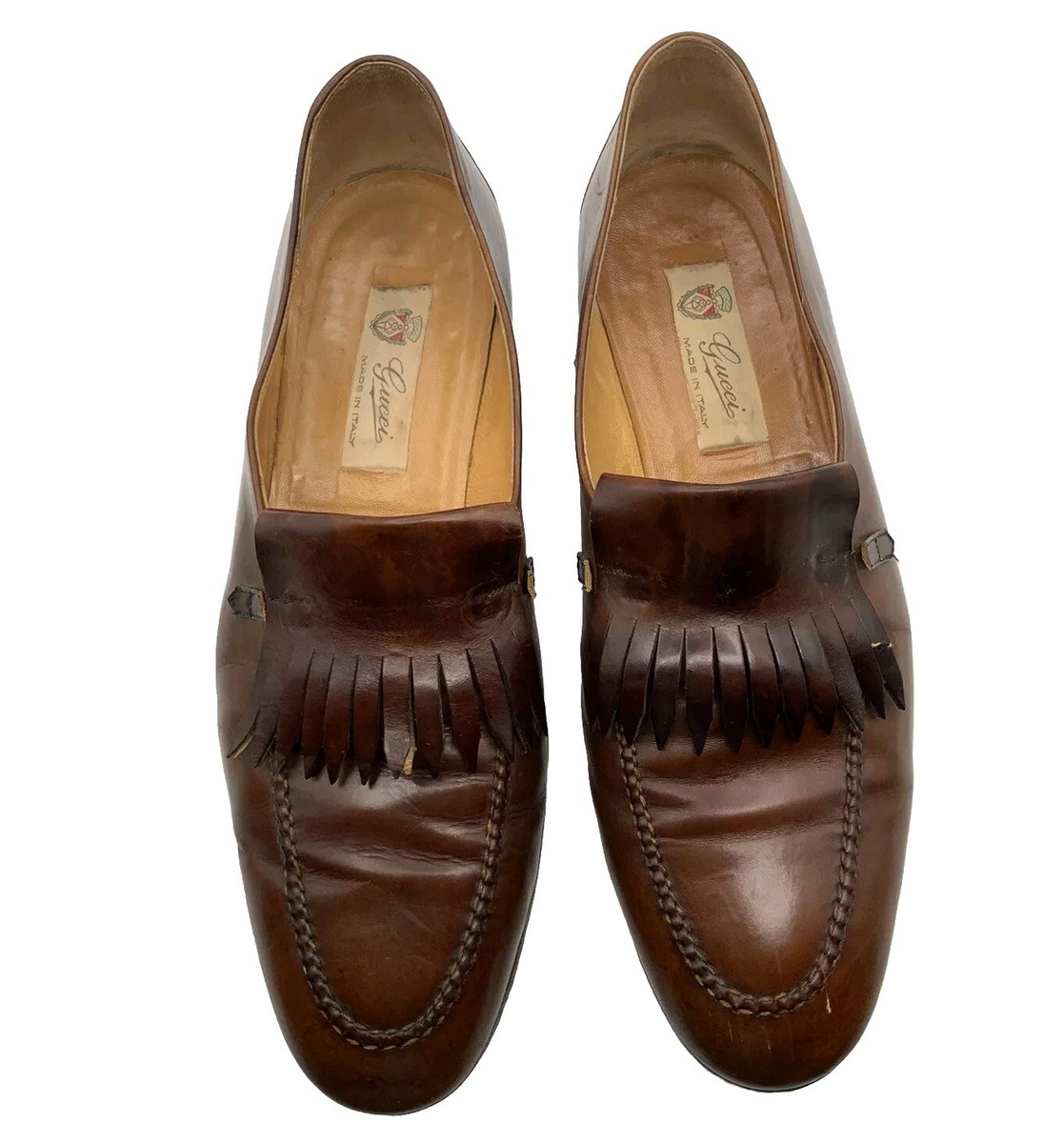 【関税&送料込】Gucci Brown Leather Loafers Women's loafer with Double G in light brown leather | GUCCI® US