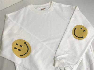 Kapital Smile スウェット KAPITAL Smile crewneck sweatshirt ECO Japan smily white new | eBay