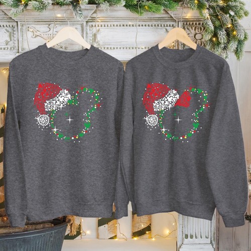SUDADERA (5388) Wonderland Mickey Minnie Disney Navidad Vacaciones Jumper - Imagen 8 de 11