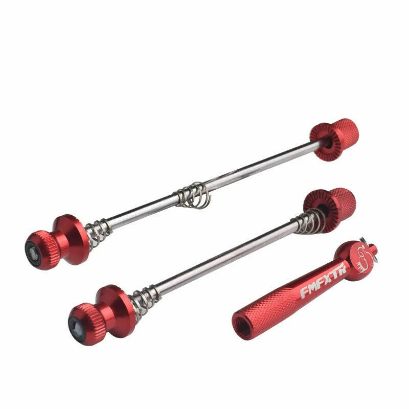 MTB Road Bike Wheel Locking Security Quick Release Skewers Anti Theft Skewer Set - Image 3 of 4