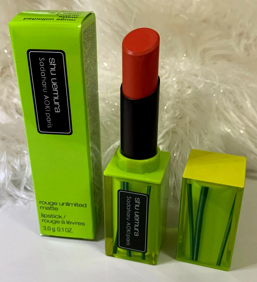 Shu Uemura Rouge Unlimited Matte-Cherry Cream-2021 Sadaharu AOKI Paris LE-RARE~* - Image 3 of 4