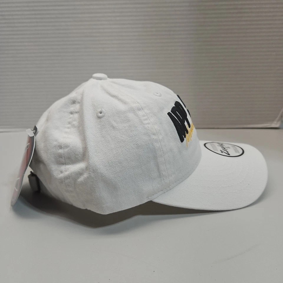 Appalachian App State Mountaineers Cap Hat Adjustable Garment Wash Chino White - Image 4 of 4