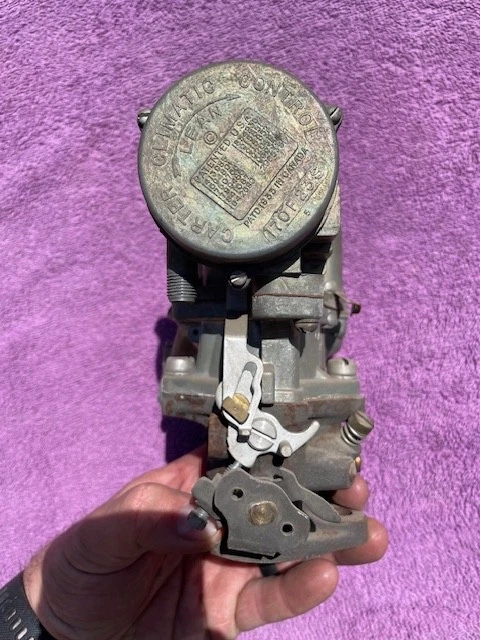 "Carburador Carter 1947 1948 Kaiser-Frazer F47 Manhattan F485 nuevo de lote original 1-1/4"" #622SB" Foto 3 de 4
