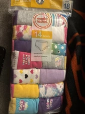 Wonder Nation Girls Panties Size 18 Underwear 14 Pack 
