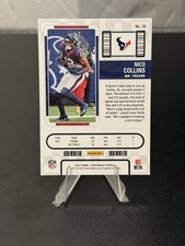 2022 PANINI PLAYOFF CONTENDERS NICO COLLINS #39 TEXANS