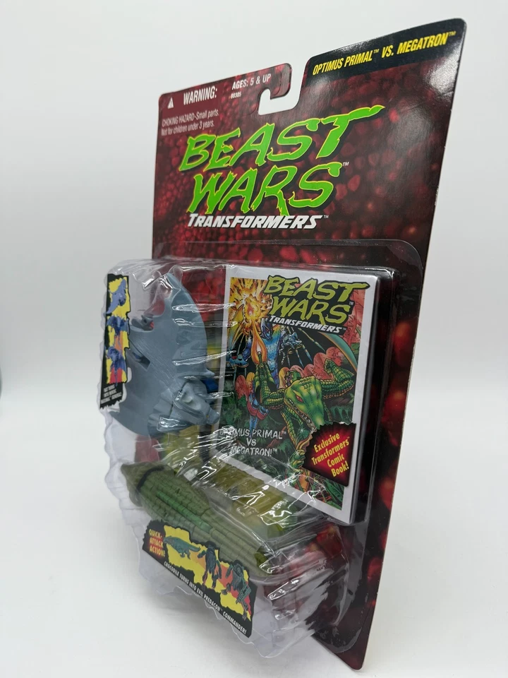 Beast Wars Transformers Optimus Primal VS. Megatron 1995 Kenner MOSC - Image 3 of 4