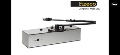 Fireco Freedor Smartsound Silber Finish Automatischer Türschließer Brandneu in Box