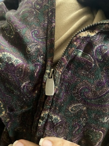 Neu mit Etikett Charter Club Weste Damen Large mehrfarbig Paisley Baumwolle - Bild 5 von 8