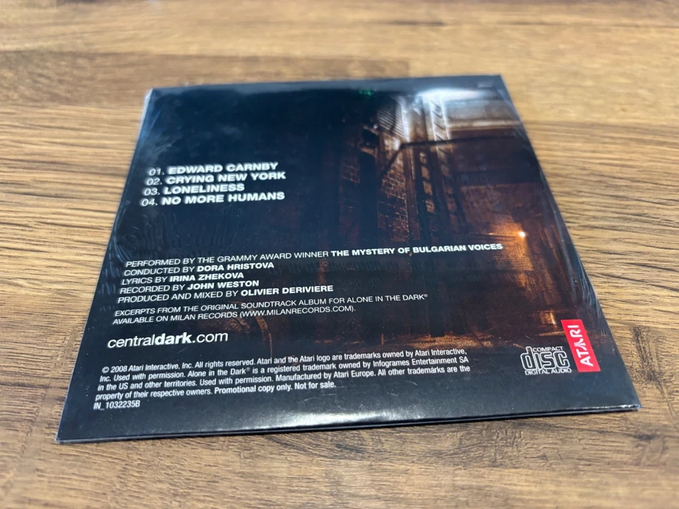 Alone in the Dark Original Soundtrack  CD Olivier Deriviere Atari 2008 Sealed - Bild 2 von 3