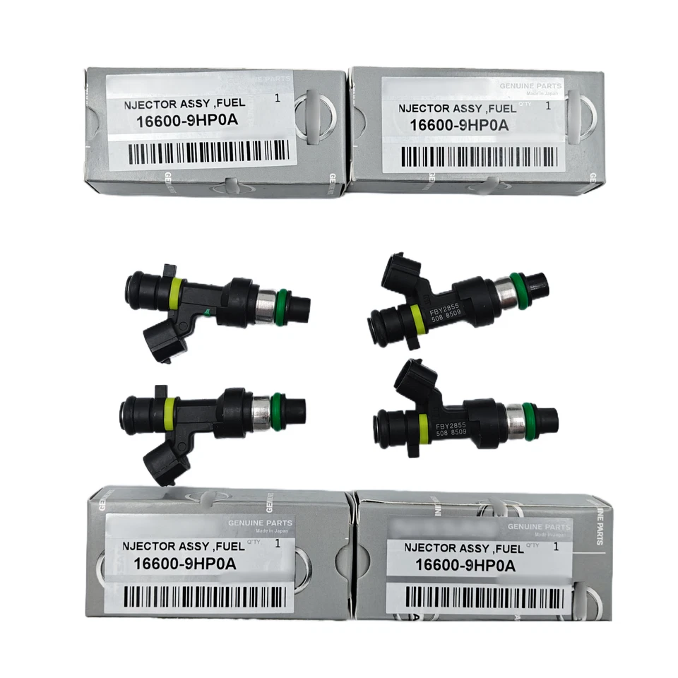 NEW For 2014-2018 Nissan Altima Rogue 2.5L 16600-9HP0A Fuel Injectors Set Of 4 - Image 3 of 4