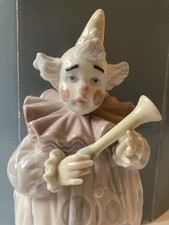 Lladro “The Show Begins” 2003-08 Clown Porcelain Figurine #6983 with Box rare