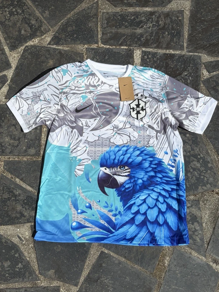 Nike Maillot entraînement Brésil 2022-2023 Dri-FIT homme manches courtes L - Photo 1/4