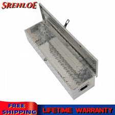49 Aluminum Truck Tool Box Pickup Trunk Bed Toolbox Trailer Storage Box W Lock 49 Aluminum Truck Tool Box Pickup Trunk Bed Toolbox Trailer Storage Box W Lock