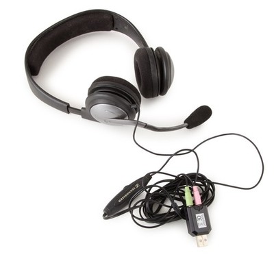 SENNHEISER PC 151 Noise Cancelling Mic and IN-line Volume Control Headphones USB