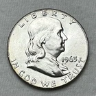 1963 P FRANKLIN HALF DOLLAR 90% SILVER BU