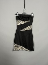 GUESS STRAPLESS LACE BODYCON Dress - Size UK6 - Black - NEW WITH TAGS - Women’s