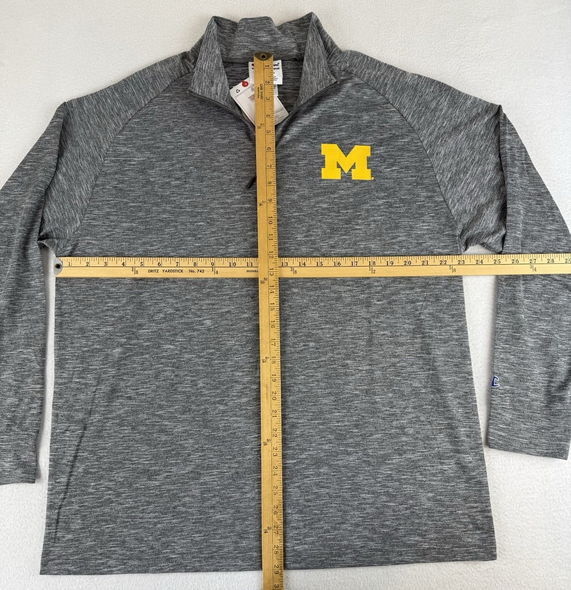 NCAAフットボール　ミシガン・ウルヴァリンズ　ani革ジャン　ジップ Michigan Wolverines NCAA Official Champion Merchandise XL 1