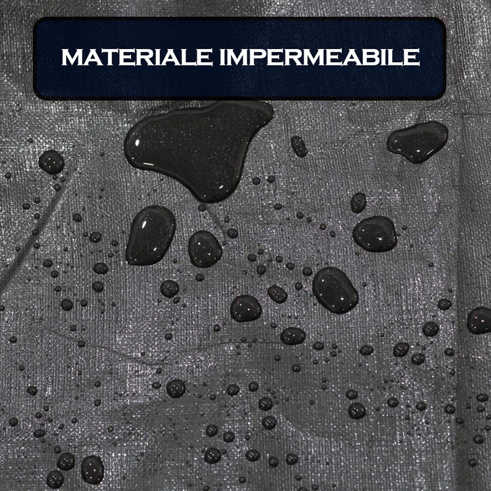 TELO COPRIAUTO IMPERMEABILE COMPATIBILE CON VARIE AUTO IN TESSUTO PEVA 100G - Immagine 4 di 4