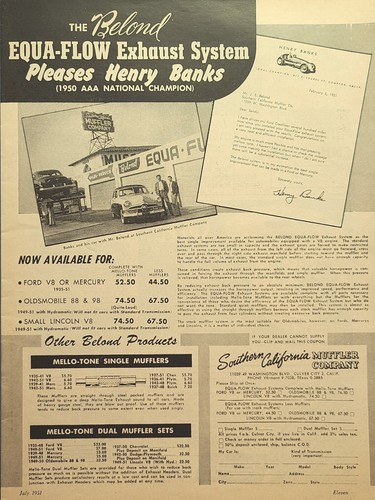 Southern California Muffler Co Culver City Henry Banks Vintage Print Ad ...