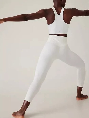 Athleta Ultra High Rise Elation 7/8 Tight SMALL S , White #599750 - Picture 2 of 5