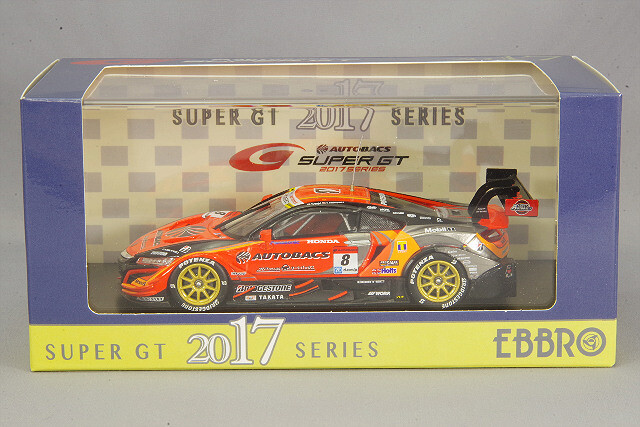 EBBRO 45516 ARTA NSX-GT SUPER GT GT500 2017 No.8 1/43 Orange