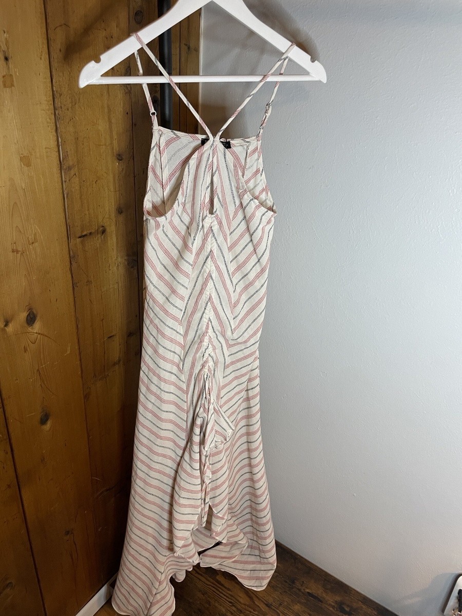 nasty gal pink halter dress Pastel Pink boohoo Square Halter Neck Skater Dress