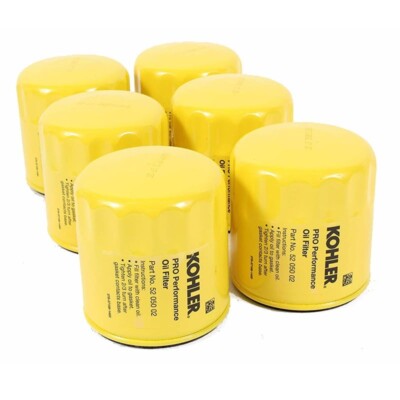 6 Pack Of Kohler 52 050 02-S Pro Performance Oil Filters US Warehouse
