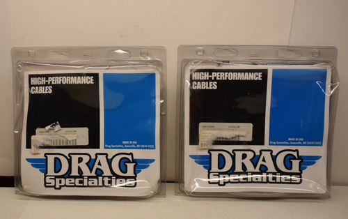Drag Specialties 24.5 Stainless Braid/with clear Idle & Throttle cables HM1